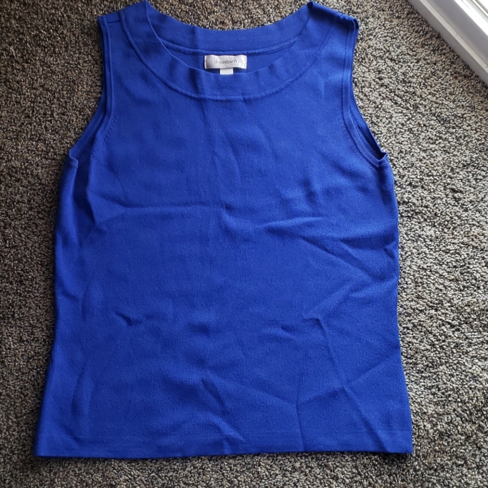 Dress barn sleeveless top like new